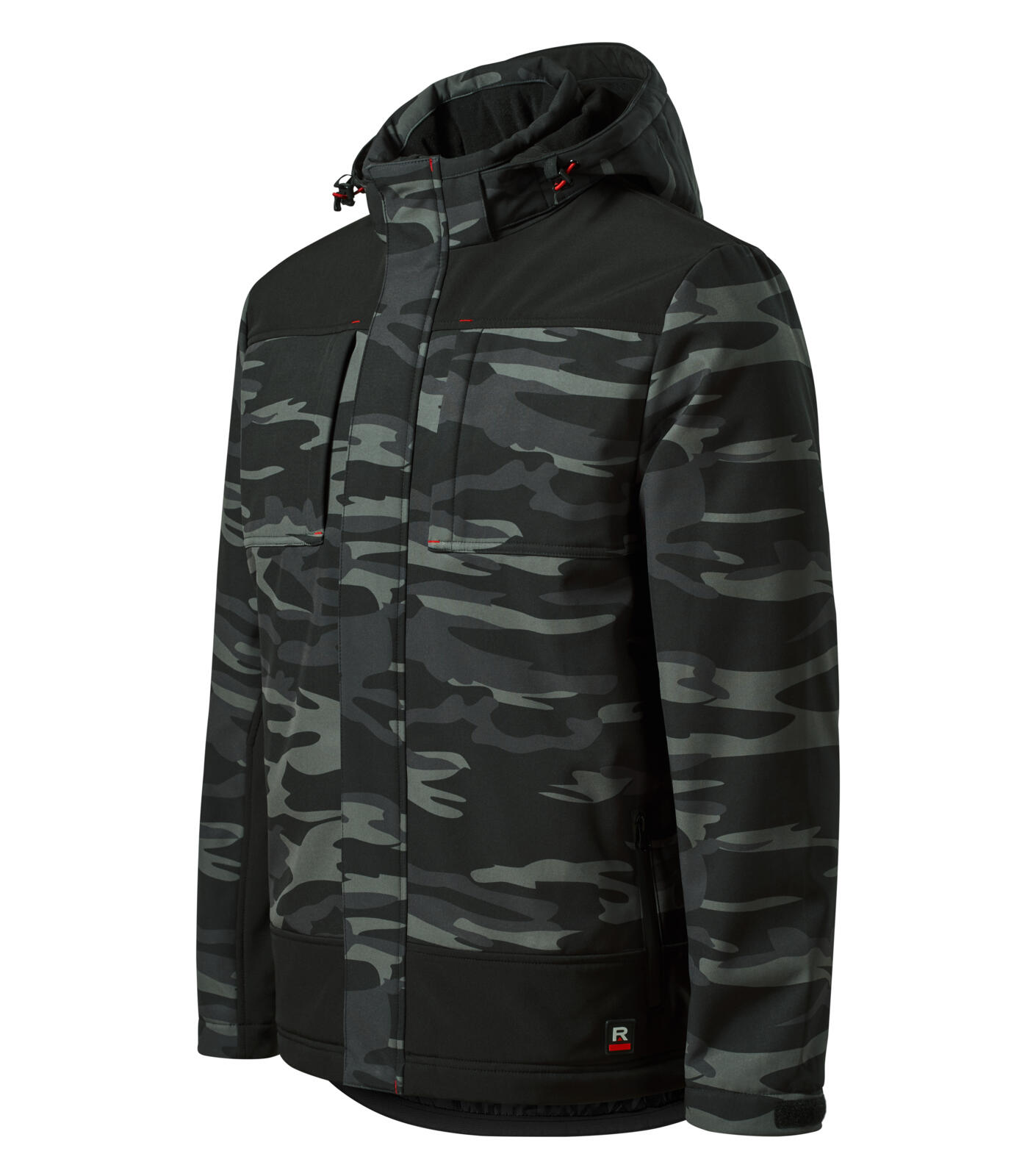 W56 Malfini VERTEX CAMO Téli softshell kabát férfi Reklámruha